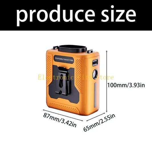 Portable Waist Mounted Cooling System 6000mAh Battery 3 Second Full Body Chill Technology HU8D